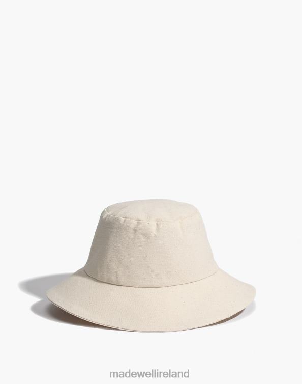 Accessories Natural 6266T2230 Madewell Lot Short Brim Canvas Hat Women