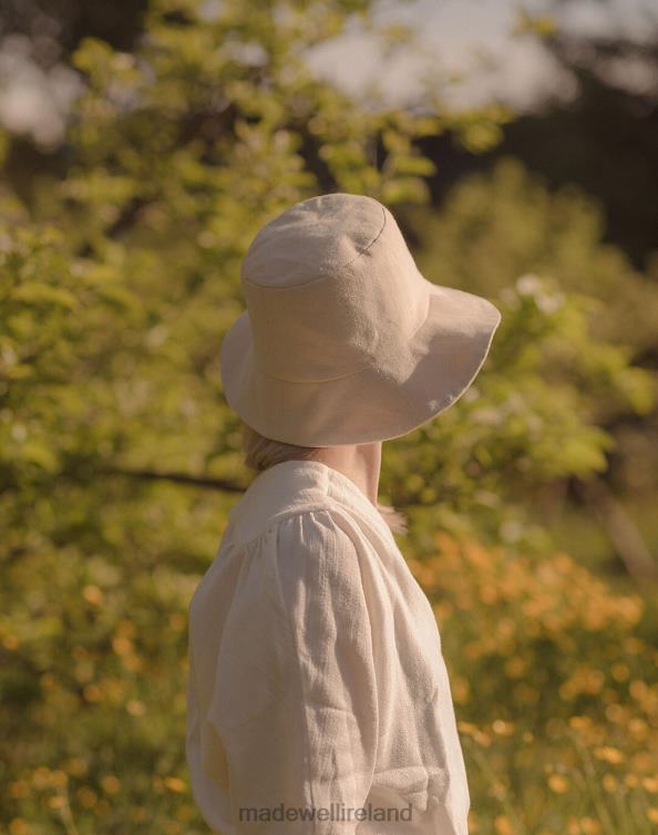 Accessories Natural 6266T2230 Madewell Lot Short Brim Canvas Hat Women