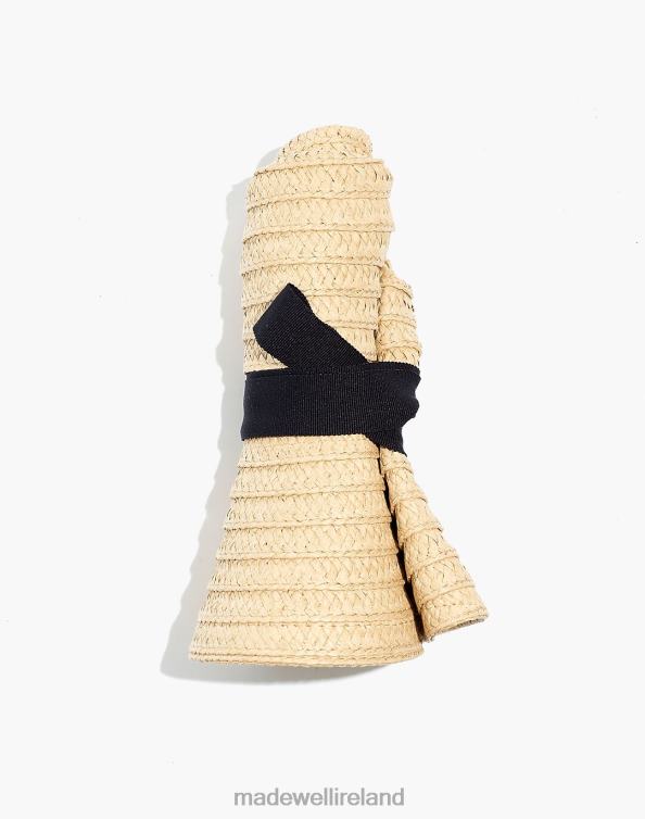 Accessories Natural Multi 6266T819 Madewell Packable Braided Straw Hat Women