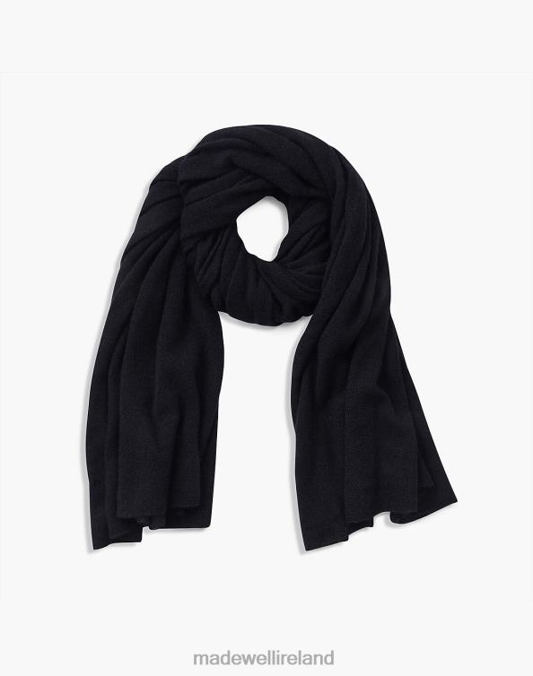 Accessories Black 6266T2399 Madewell Warren Cashmere Travel Wrap Women