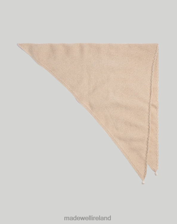 Accessories Heather Beige 6266T1001 Madewell Donni Pearl (Re)sourced Cashmere-Merino Bandana Women