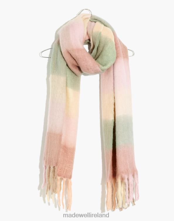 Accessories Pale Lilac 6266T997 Madewell Brushed Plaid Scarf Women