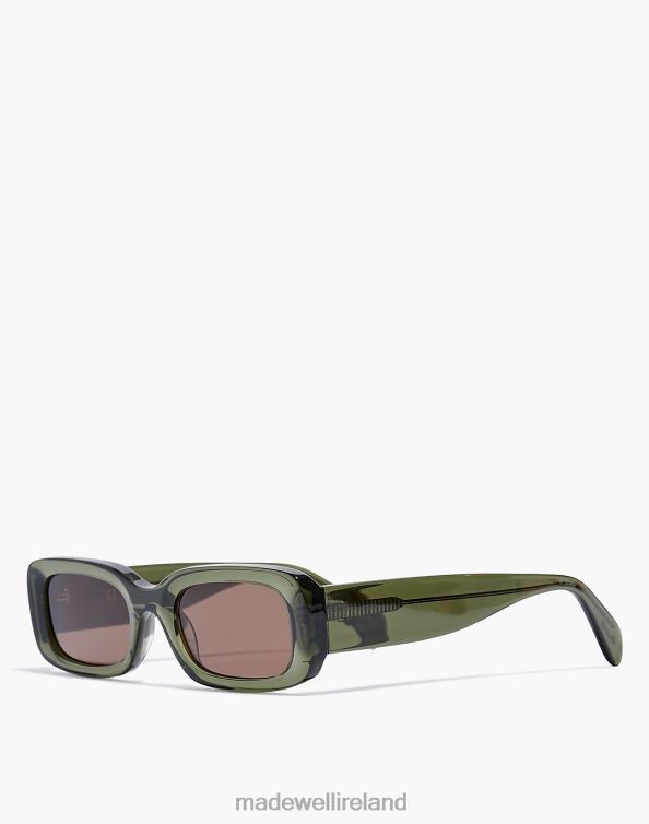 Accessories Garnet Stone 6266T1028 Madewell Baymont Square Sunglasses Women