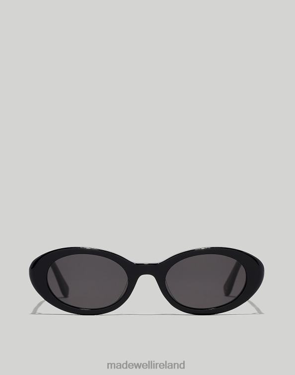 Accessories True Black 6266T1030 Madewell Russell Oval Sunglasses Women
