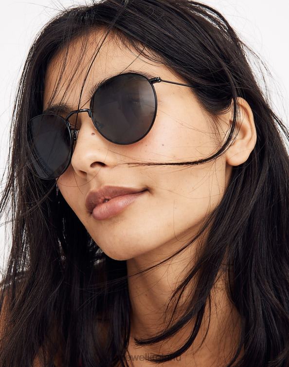 Accessories True Black 6266T1042 Madewell Fest Aviator Sunglasses Women