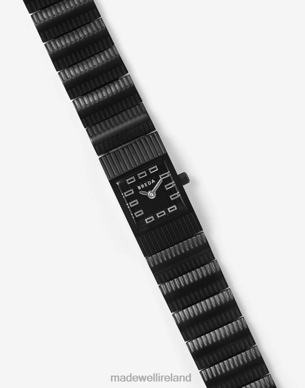 Accessories Black 6266T1313 Madewell BREDA 'Groove' Plated Stainless Steel and Metal Bracelet Watch Women