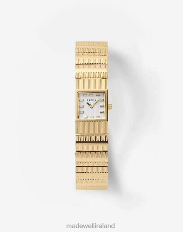 Accessories Gold 6266T1309 Madewell BREDA 'Groove' Metal Bracelet Watch Women