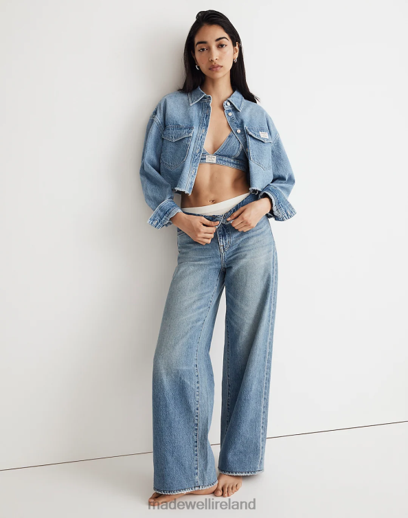 Clothing Andra Wash 6266T1069 Madewell Molly Dickson Low-Rise Baggy Wide-Leg Jeans Women