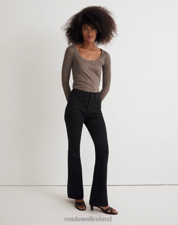 Clothing Black Frost 6266T1064 Madewell Skinny Flare Jeans Women