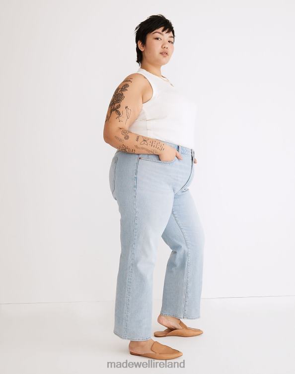 Clothing Edmunds Wash 6266T2463 Madewell The Plus Perfect Vintage Wide-Leg Crop Jean Women