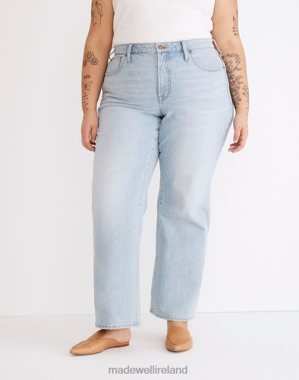 Clothing Edmunds Wash 6266T2463 Madewell The Plus Perfect Vintage Wide-Leg Crop Jean Women