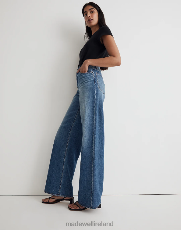 Clothing Fannin Wash 6266T2477 Madewell Superwide-Leg Jeans Women