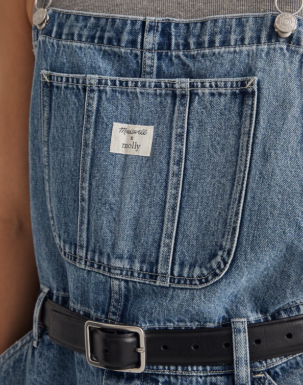 Clothing Haley Wash 6266T1108 Madewell Molly Dickson Oversized Overalls Women