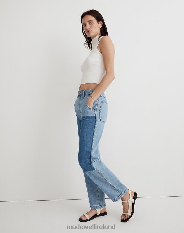Clothing Hazelfern Wash 6266T2468 Madewell The '90s Straight Jean: Shadow-Panel Edition Women