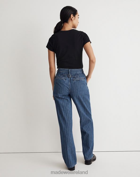 Clothing Indigo Dobby Stripe 6266T2481 Madewell The Perfect Vintage Wide-Leg Trouser Jean Indigo Stripe Women