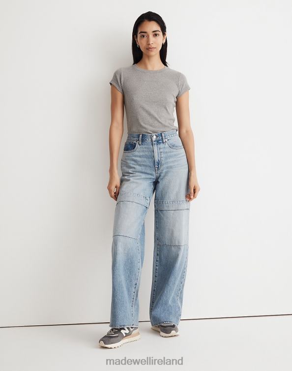 Clothing Larkins Wash 6266T2487 Madewell Superwide-Leg Jeans Women