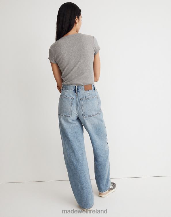 Clothing Larkins Wash 6266T2487 Madewell Superwide-Leg Jeans Women