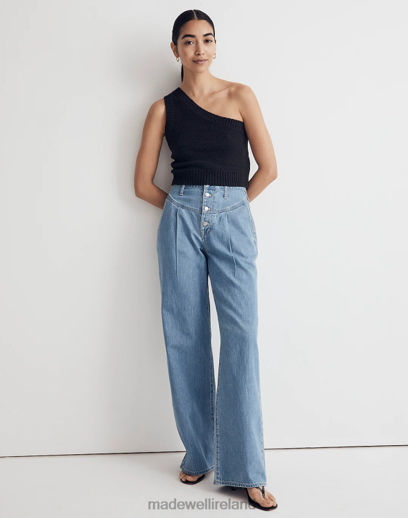 Clothing Lockland Wash 6266T2512 Madewell Superwide-Leg Jeans Women