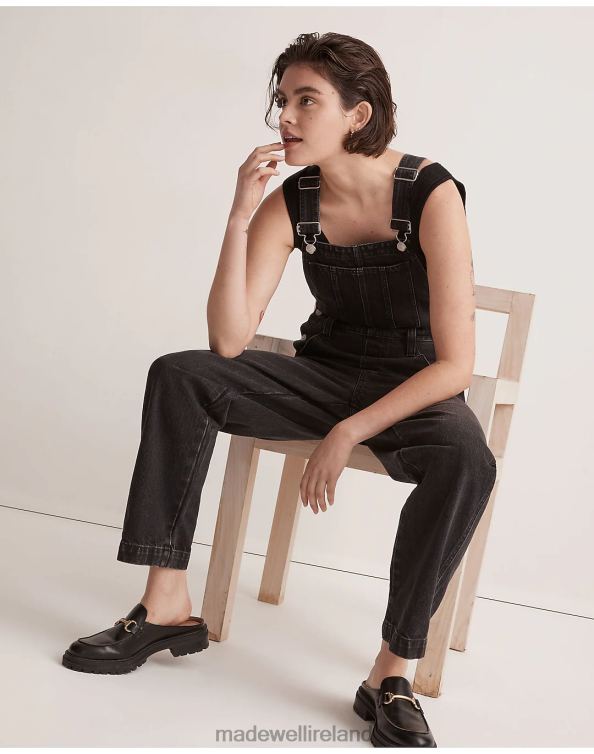 Clothing Lunar Wash 6266T2541 Madewell Straight-Leg Overalls Women