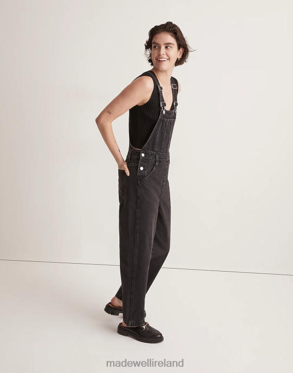 Clothing Lunar Wash 6266T2541 Madewell Straight-Leg Overalls Women
