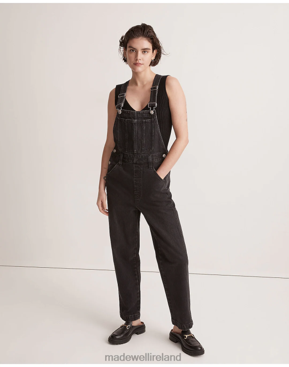 Clothing Lunar Wash 6266T2541 Madewell Straight-Leg Overalls Women