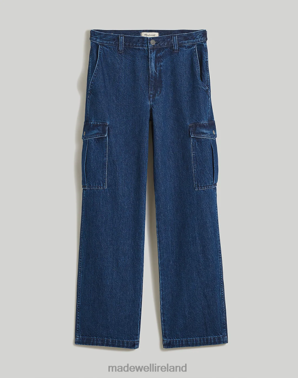 Clothing Martindale Wash 6266T1074 Madewell Low-Slung Straight Cargo Jeans Women