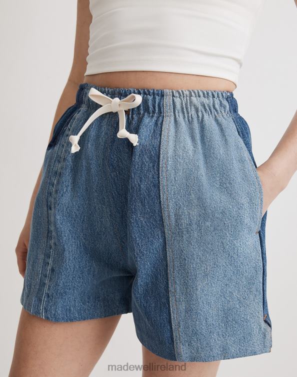 Clothing Mixed Vintage Indigo 6266T1342 Madewell B Sides Vintage Reworked Meyer Cinch Shorts Women