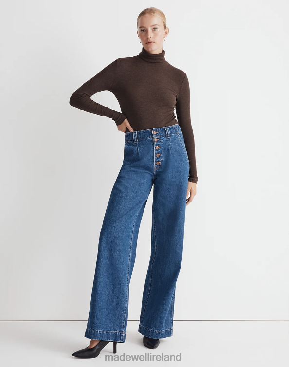 Clothing Myler Wash 6266T1130 Madewell Superwide-Leg Jeans Women