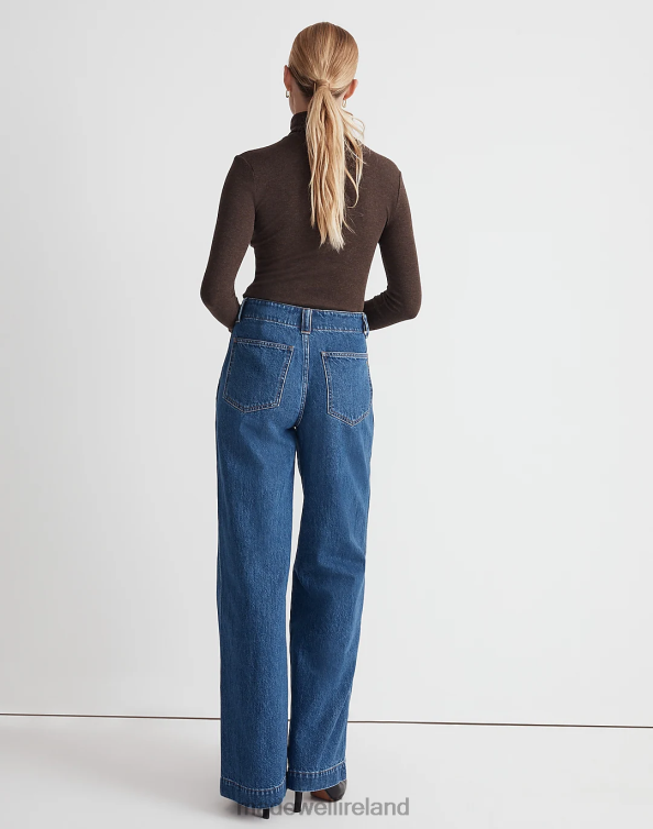 Clothing Myler Wash 6266T1130 Madewell Superwide-Leg Jeans Women