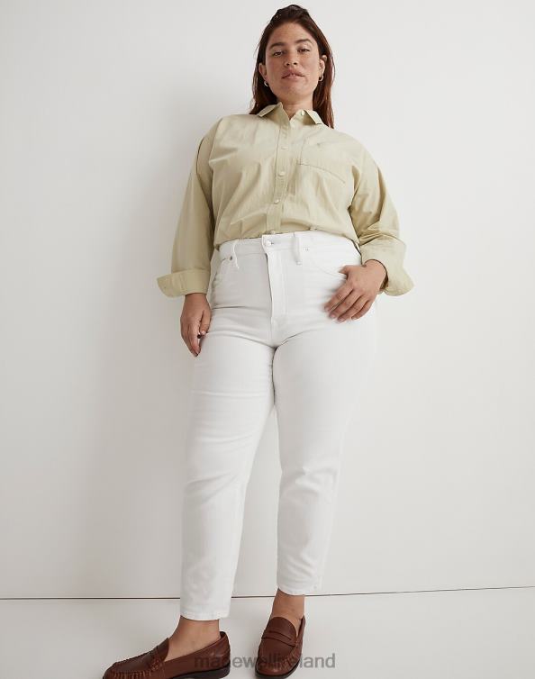 Clothing Pure White 6266T2561 Madewell Plus Stovepipe Jeans Women