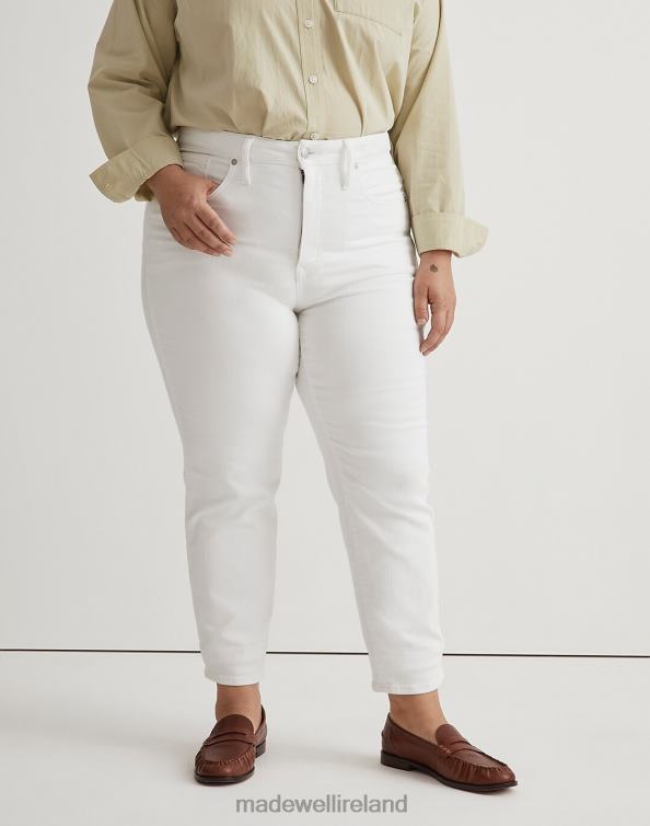 Clothing Pure White 6266T2561 Madewell Plus Stovepipe Jeans Women