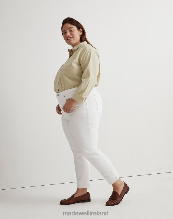 Clothing Pure White 6266T2561 Madewell Plus Stovepipe Jeans Women