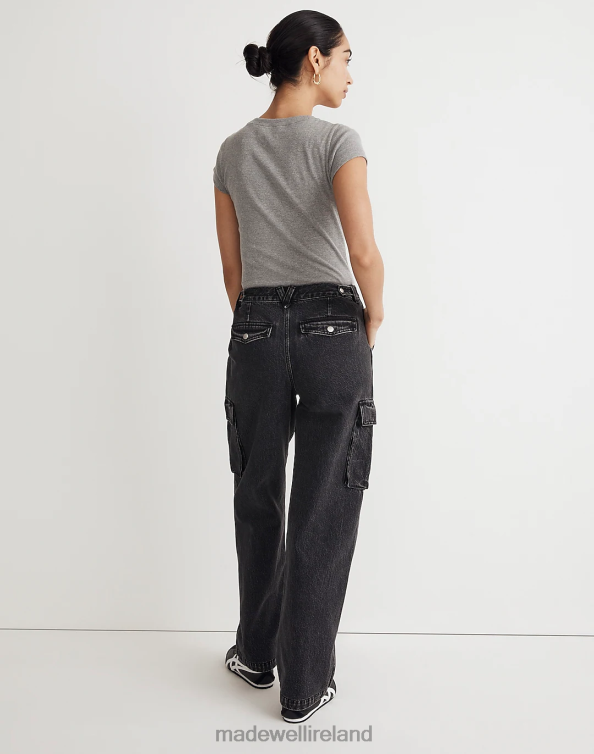 Clothing Ranney Wash 6266T2499 Madewell Low-Slung Straight Cargo Jeans Women