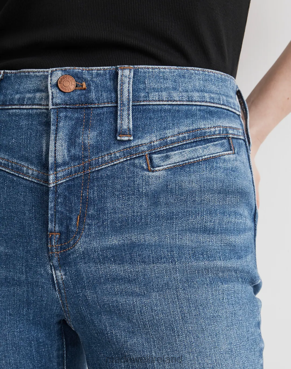 Clothing Saywell Wash 6266T2508 Madewell Kick Out Crop Jeans Women