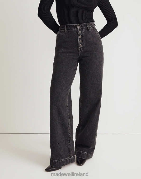 Clothing Selwick Wash 6266T1093 Madewell Curvy Superwide-Leg Jeans Women