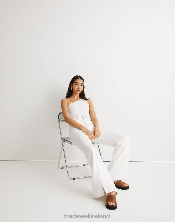 Clothing Tile White 6266T2525 Madewell Baggy Flare Jeans Women