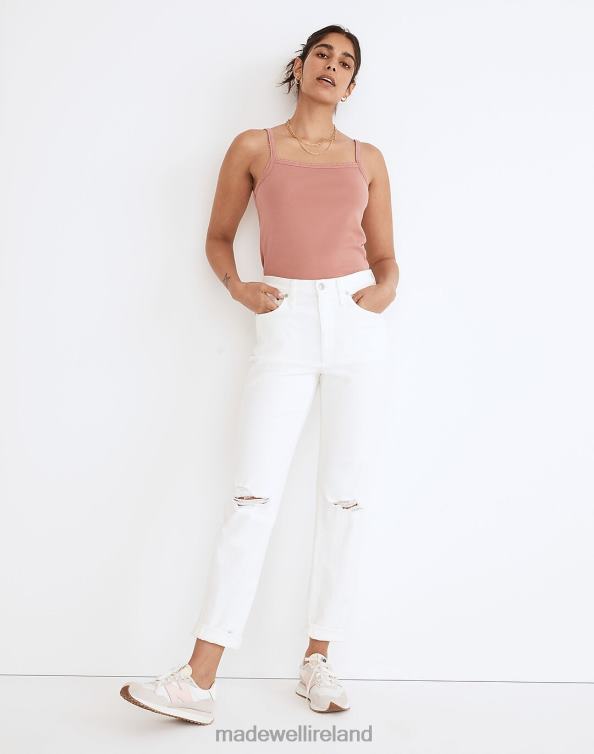 Clothing Tile White 6266T2560 Madewell The High-Rise Slim BoyJean Women