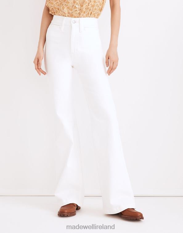 Clothing Tile White 6266T2562 Madewell 11'' High-Rise Flare Jeans: Trouser Edition Women