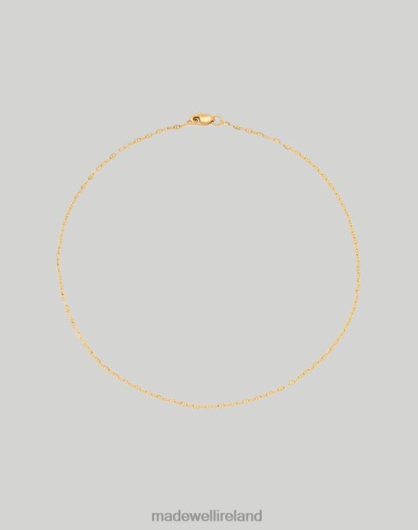 Jewelry Gold 6266T1740 Madewell Kinn Mariner Chain Anklet Women