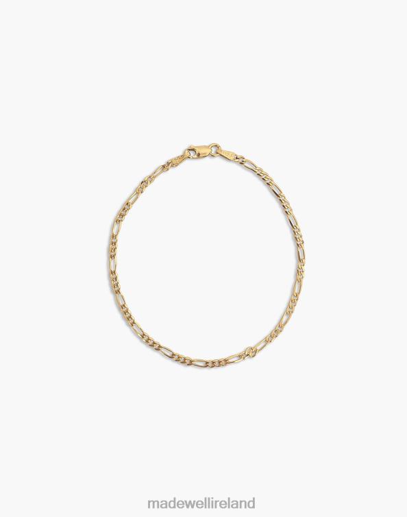 Jewelry Gold 6266T1757 Madewell Kinn Kyle Figaro Chain Anklet Women