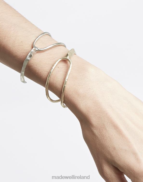 Jewelry Gold 6266T836 Madewell Odette New York Split Ridge Cuff Bracelet Women