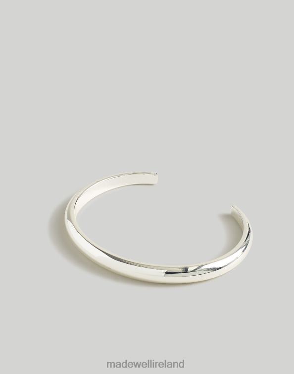 Jewelry Polished Silver 6266T828 Madewell Domed Cuff Bracelet Women