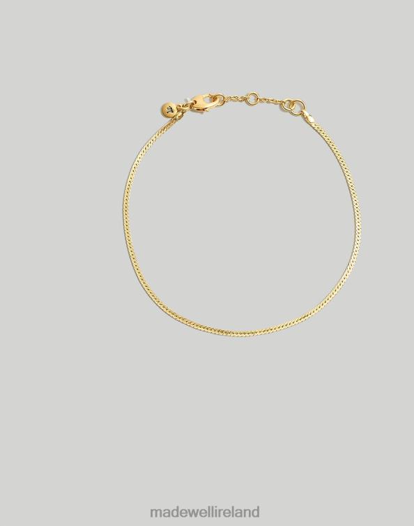Jewelry Vintage Gold 6266T833 Madewell Herringbone Chain Anklet Women