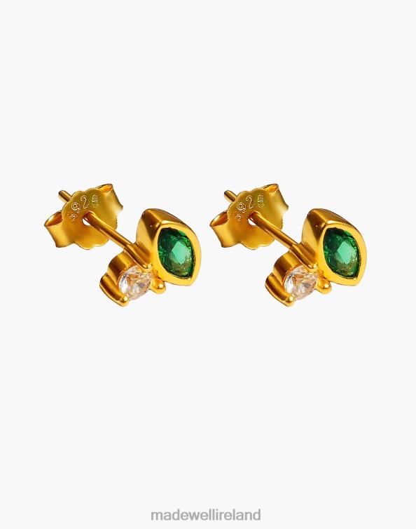 Accessories Gold 6266T1295 Madewell TSEATJEWELRY STEP STUD EARRINGS Women