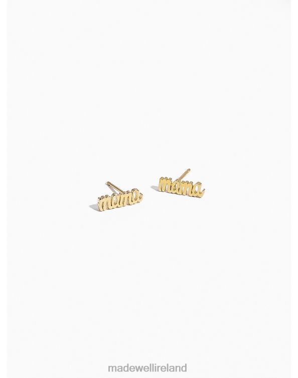 Accessories Gold 6266T1483 Madewell Katie Dean Jewelry Mama Studs Women