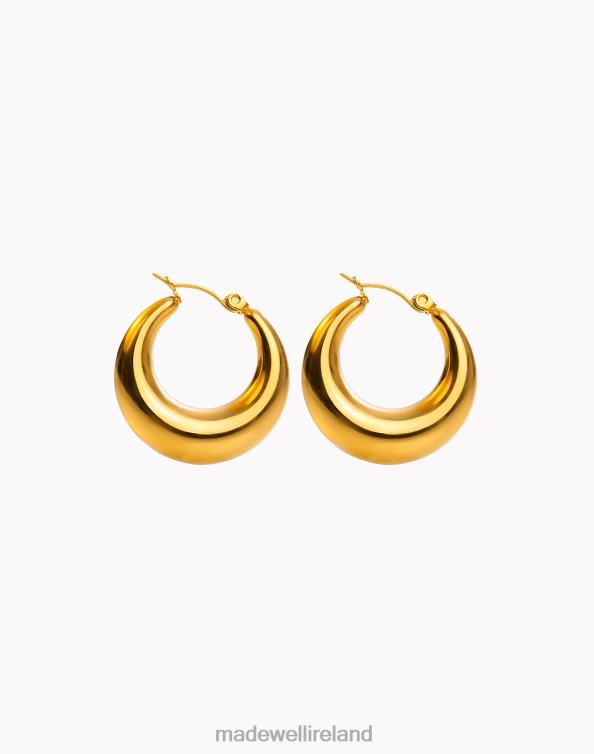 Accessories Gold 6266T2361 Madewell TSEATJEWELRY BERRI HOOP EARRINGS Women