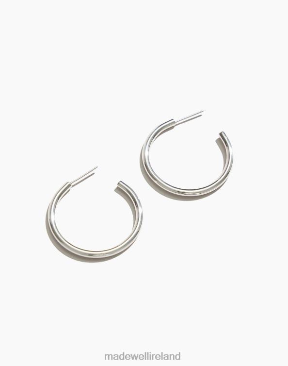 Accessories Silver 6266T1897 Madewell Maslo Jewelry Hoop Earrings Women