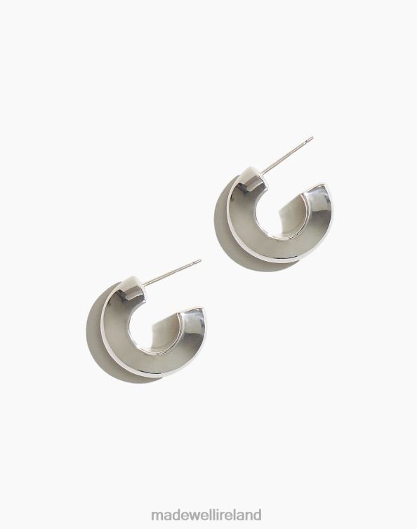 Accessories Silver 6266T1898 Madewell Maslo Jewelry Round Peak Earrings Sterling Women