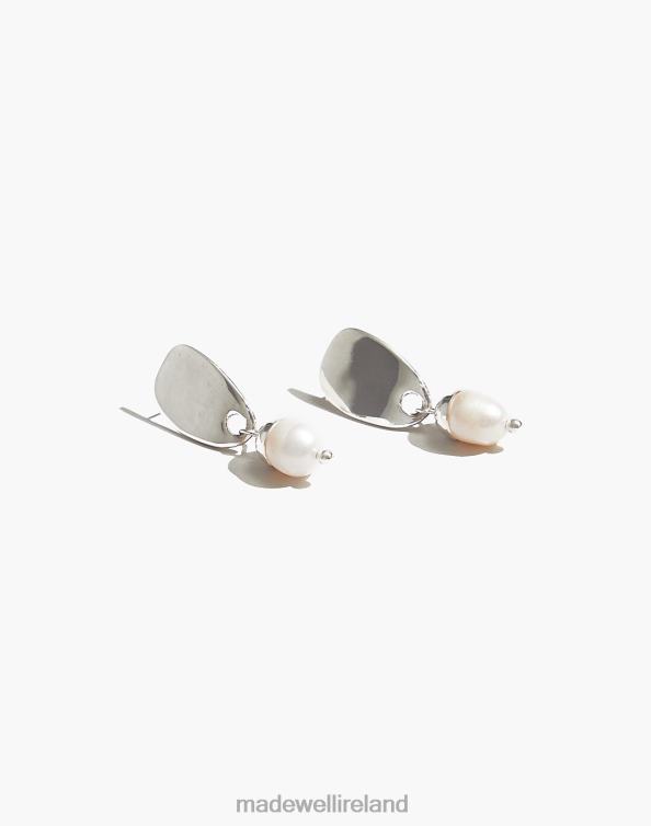 Accessories Silver 6266T1901 Madewell Maslo Jewelry Cecilia Pearl Earrings Sterling Women