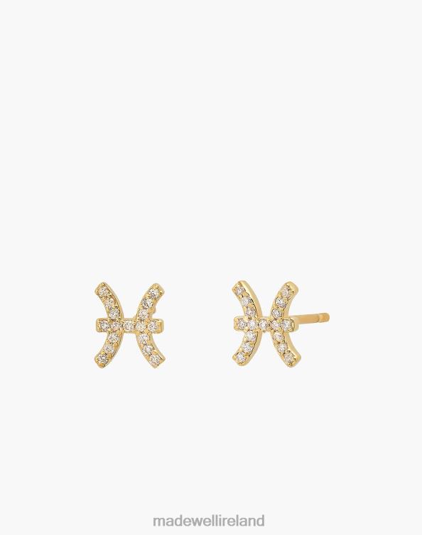 Jewelry Aries 6266T1360 Madewell BYCHARI DIAMOND ZODIAC EARRINGS Women